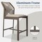 Best Choice Products Set of 2 Indoor Outdoor Counter Height Barstools w/ All-Weather Rope & Aluminum